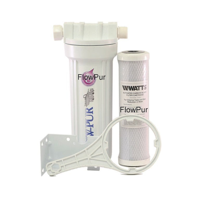 FlowPur/ Watts POE12GHGACB Exterior Canister Single Filter System Sh - Young Farts RV Parts
