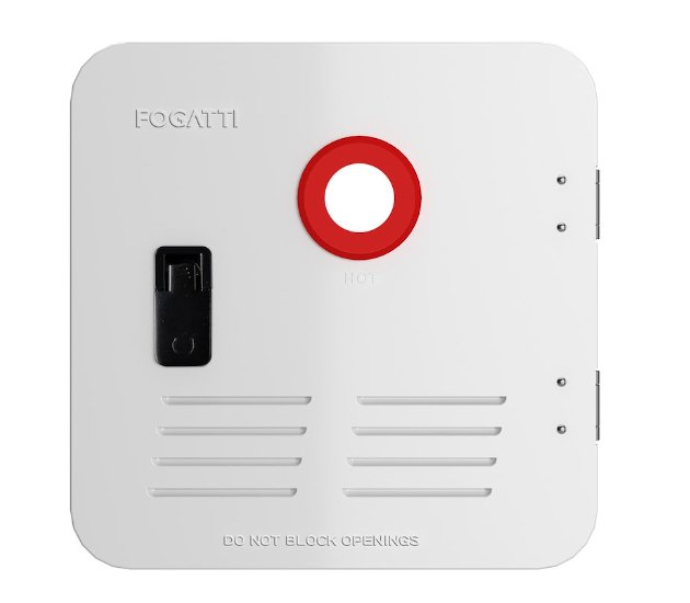 Fogatti FSWD - 1515/WHITE Water Heater Access Door (For InstaShower6/8 Plus/8 Pro), White - Young Farts RV Parts