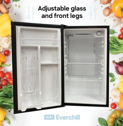 Furrion BC-90LHH Everchill 110VAC LH Refrigerator 3.2 Cu. Ft - Black - Young Farts RV Parts