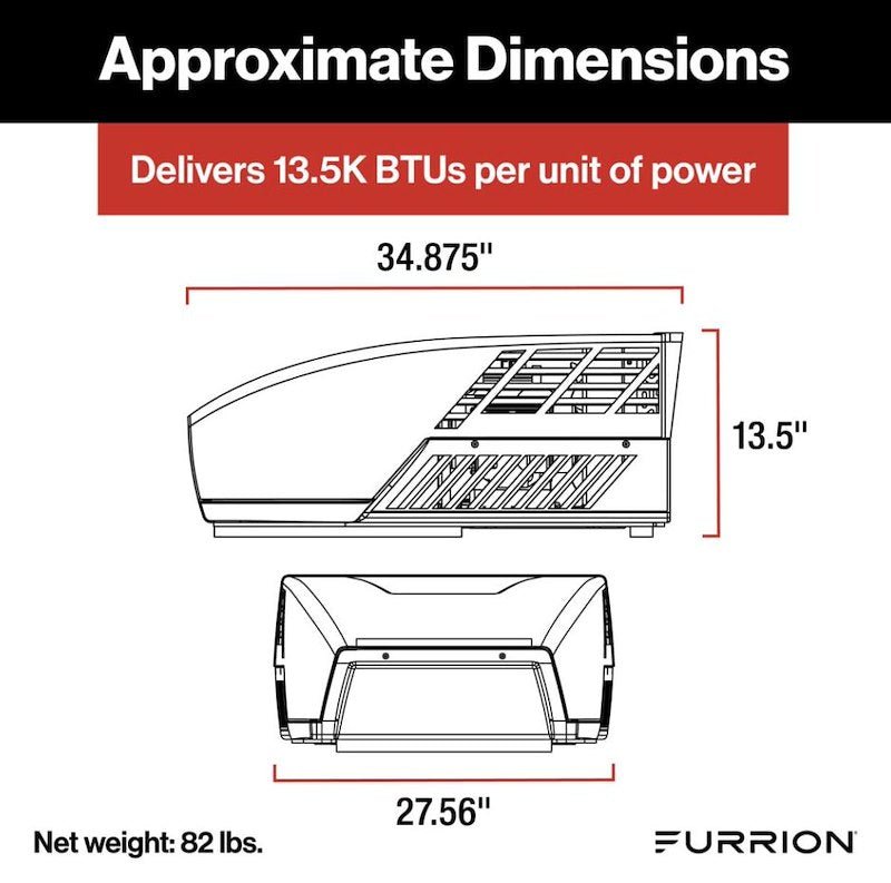 Furrion FACR13HESA2 - PS - AM Furrion Chill HE 13500 BTU Air Conditioner - White - Young Farts RV Parts