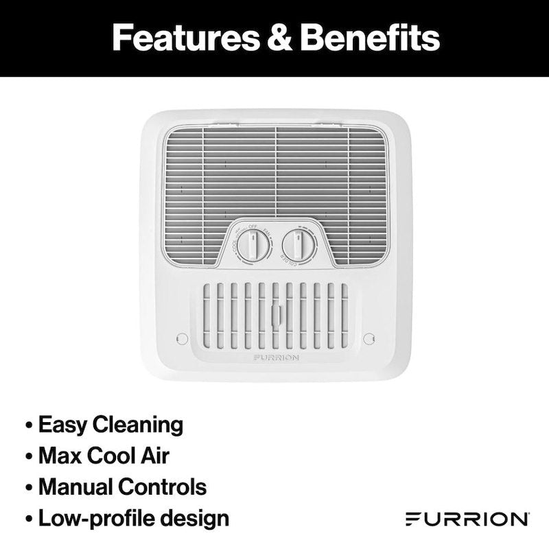 Furrion LLC FACT11CA2 - PS - AM Furrion Chill Manual Air Conditioner Ceiling Assembly - Ducted or Non - Ducted - Young Farts RV Parts