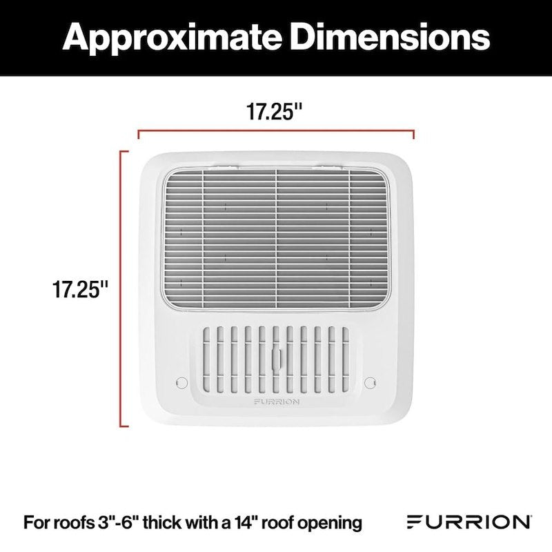 Furrion LLC FACT12CA2 - PS - AM Furrion Chill Air Conditioner Ceiling Assembly - Ducted or Non - Ducted - Young Farts RV Parts