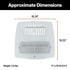 Furrion LLC FACT18VSDA - PS - AM Furrion Chill Cube Air Conditioner Ceiling Assembly - Ducted - Young Farts RV Parts