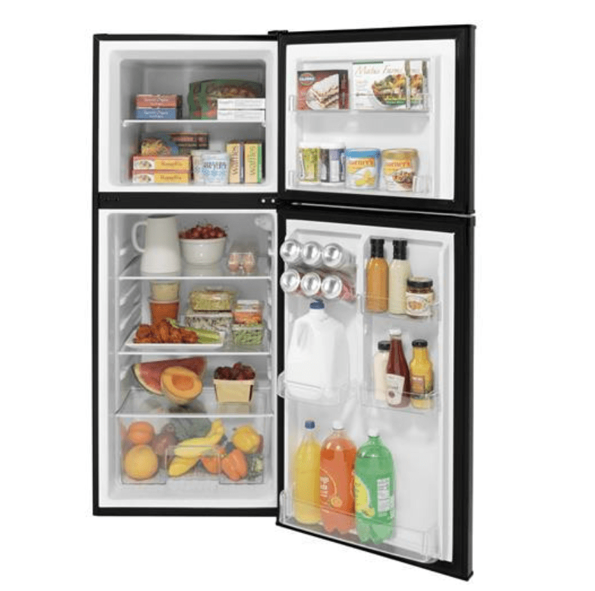 GE Appliances GPV10FGNBB - R Refrigerator, 9.8 Cu Ft., Black Stainless - Young Farts RV Parts