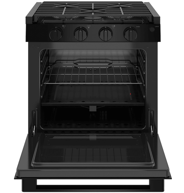 GE Appliances PLD621DWBB Drop - In Cooktop/Range - Spark Ignition - Black/Black Stainless - Young Farts RV Parts