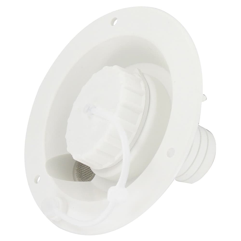 Gravity Water Inlet White Bulk - Young Farts RV Parts
