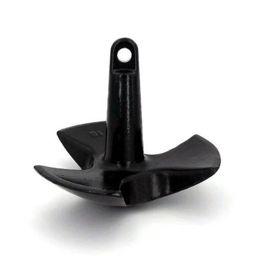 GREENFIELD Boat Anchor River Tri - Fluke Style - Holds Up To 19 F Length Boat - 518 - E - UPC - Young Farts RV Parts