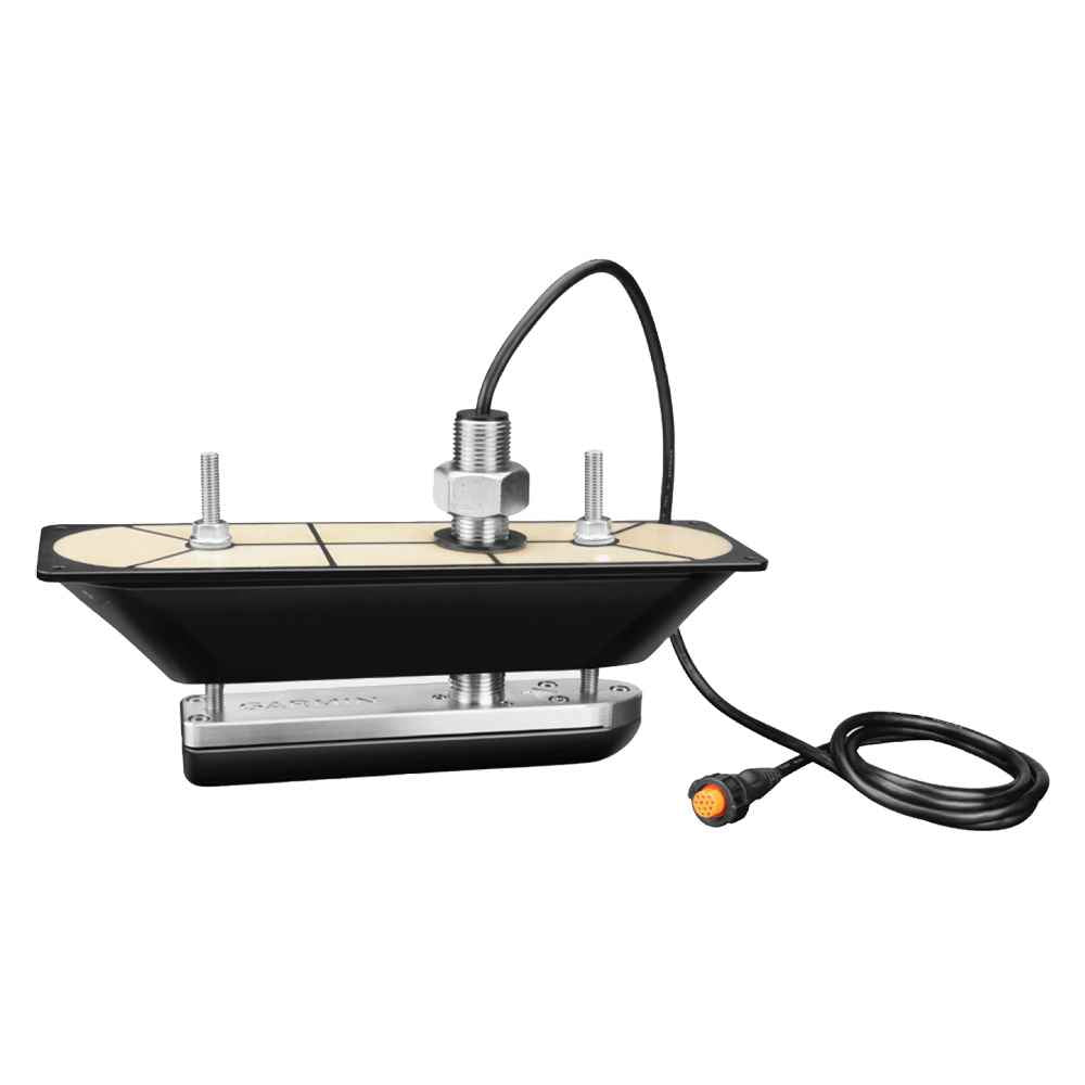 GT30 - TH SS Thru - Hull DownVu/SideVu Scanning Transducer w/Temp f/Hull Deadrises Less Than 5 - deg - Young Farts RV Parts
