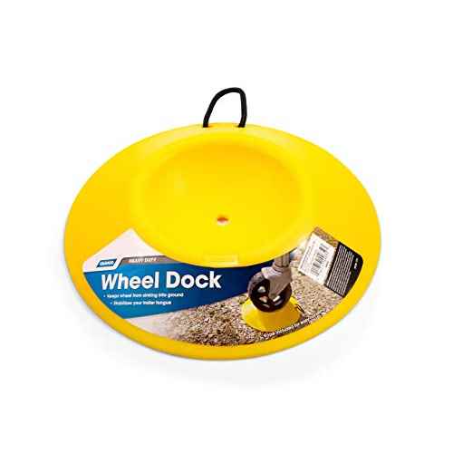 Heavy Duty Wheel Dock with Rope Handle Yellow - Young Farts RV Parts