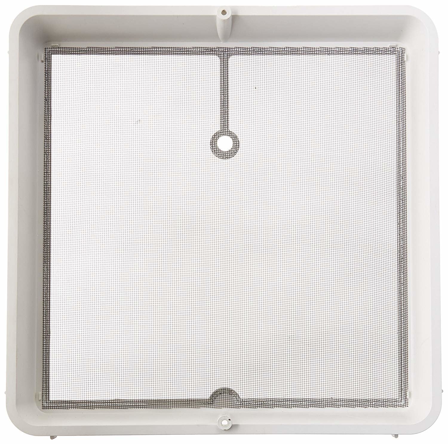 Heng's 90106-C1 Roof Vent Screen Frame with Telescopic Garnish - White