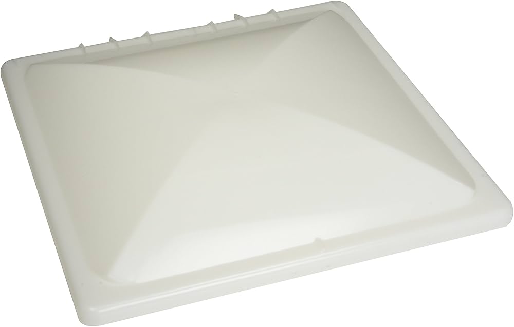 Heng's Industries J7291WH - CR Roof Vent Lid Jensen Without Pin Hinge - White - Young Farts RV Parts