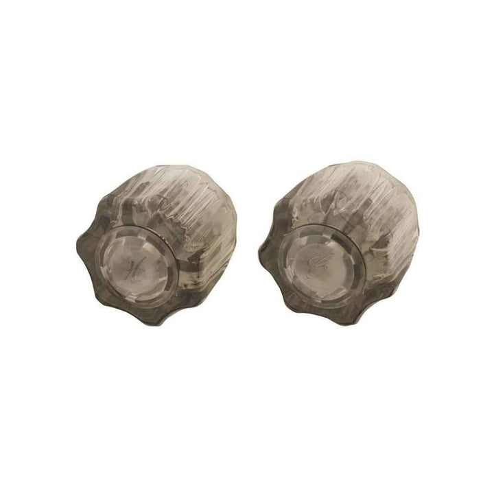 Hot & Cold Smoke Acrylic Handle Pair Emp - Young Farts RV Parts