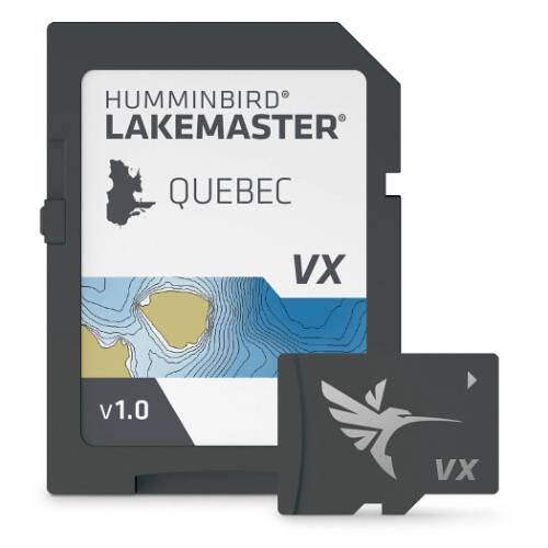 Humminbird 601021 - 1 LakeMaster Marine Cartography - Detailed Coverage Of Quebec; On SD Card - Young Farts RV Parts