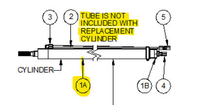 HWH Replacement Cylinder - RAP91755 - Young Farts RV Parts