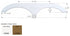 Icon 01626 Fender Skirt Various Keystone Brands Including Montana 75 - 3/8 Inch 11 - 1/4 Inch Polar White - Young Farts RV Parts