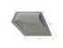 Icon 12207 Neo Angle Skylight 4" Bubble Type Opening 25 - 1/2" x 14 - 1/4" Smoke - Young Farts RV Parts