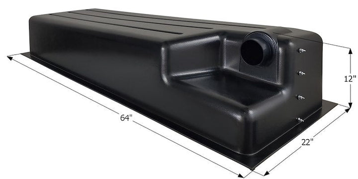 Icon 12420 (HT512 - RE) Waste Holding Tank, 44 Gal. - Young Farts RV Parts