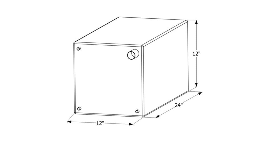 Icon 12505 Fresh Water Tank, 15 Gal. - Young Farts RV Parts