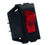ILLUMINATED 120V SWITCH RED/BLACK - Young Farts RV Parts