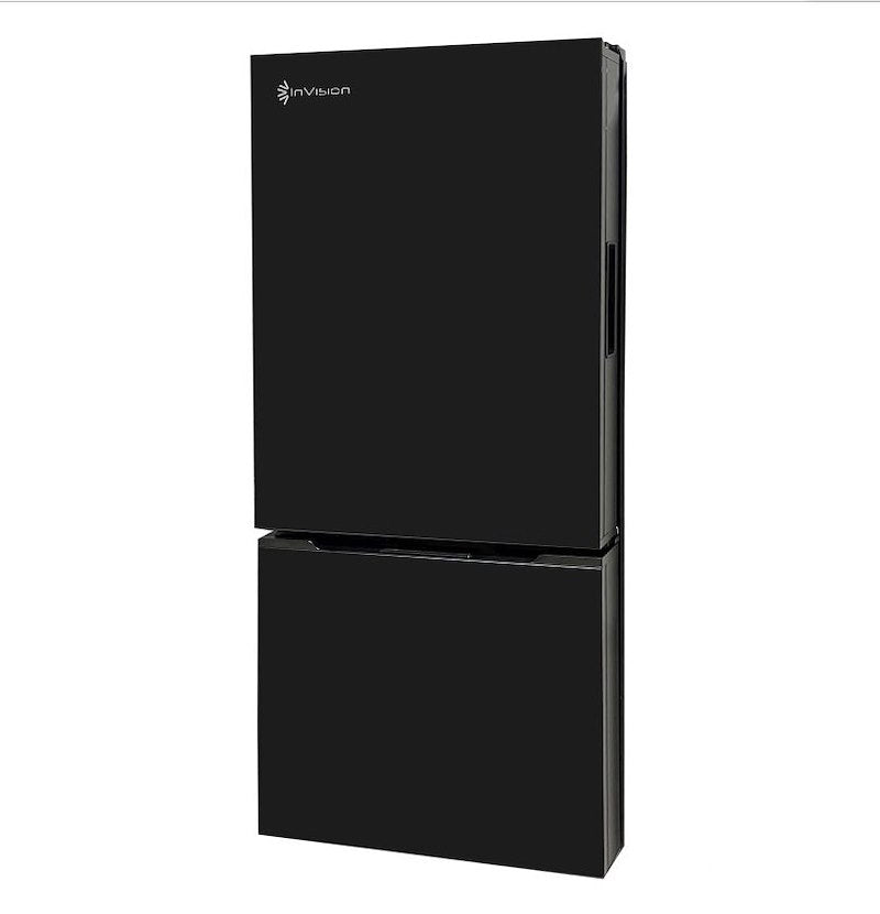 Invision 180 - 2562 Dual Compartment Refrigerator - 10.7 Cu. Ft. - Dual Swing Hinge - Black - Young Farts RV Parts