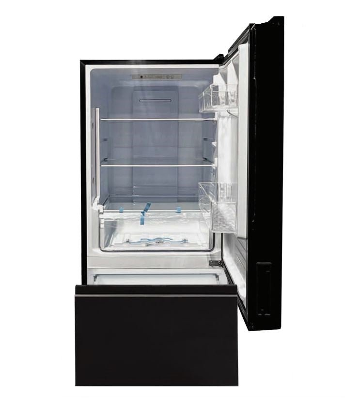 Invision 180 - 2562 Dual Compartment Refrigerator - 10.7 Cu. Ft. - Dual Swing Hinge - Black - Young Farts RV Parts