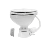 Johnson Pumps 80-47435-01 AquaT Electric Flush Toilet, White Ceramic