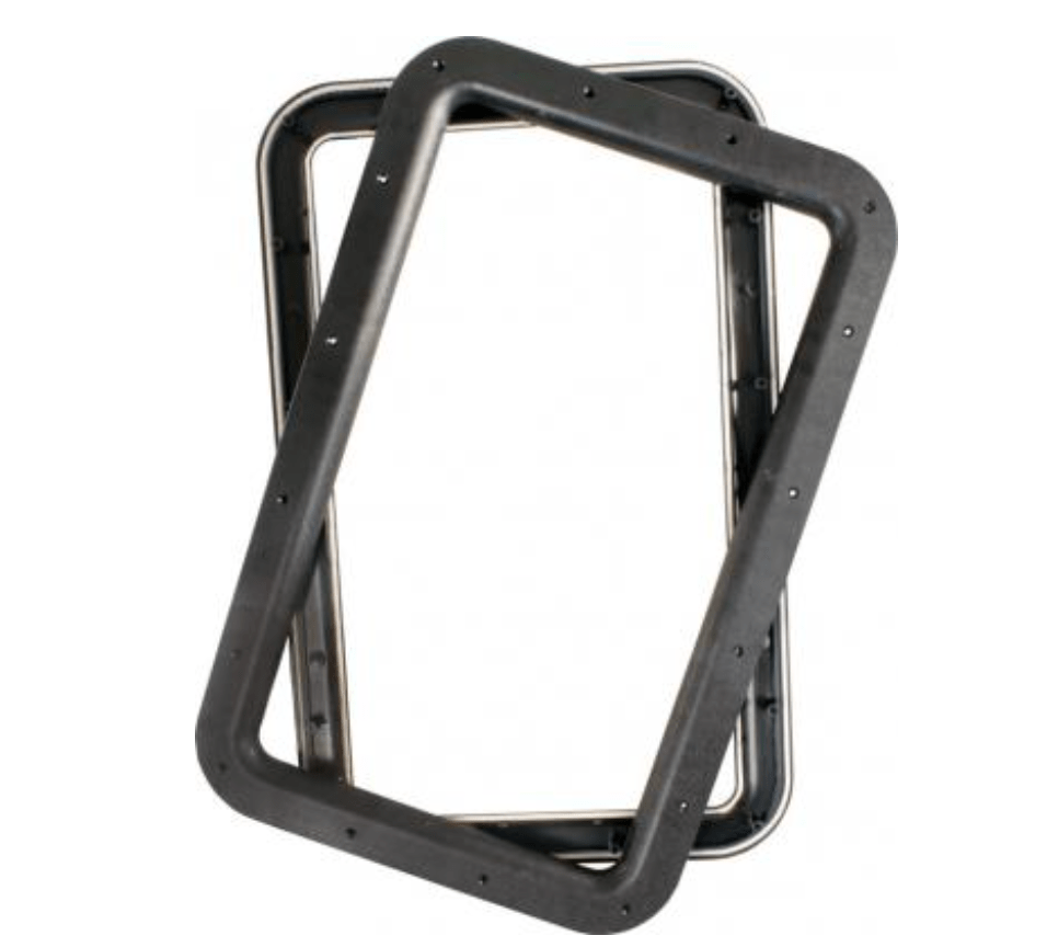 JR Products 11021 Entry Door Window Frame - Young Farts RV Parts