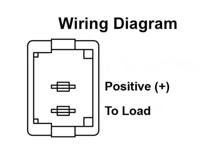 JR Products 12585 Labeled On/Off Switch 12V - White - Young Farts RV Parts