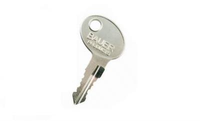 Key AP Products 013 - 689007 Bauer AE; Replacement Key For Bauer AE Series Door Lock - Young Farts RV Parts