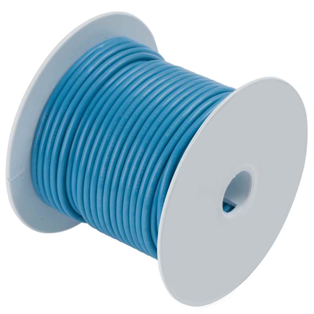 Light Blue 16 AWG Tinned Copper Wire - 100' - Young Farts RV Parts