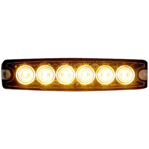 LIGHT,STROBE,5 - 1/8IN,6 - LED,AMBER - Young Farts RV Parts