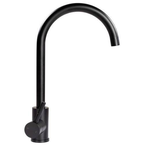 Lippert 2021090601 Flow - Max RV Gooseneck Faucet - Matte Black - Young Farts RV Parts