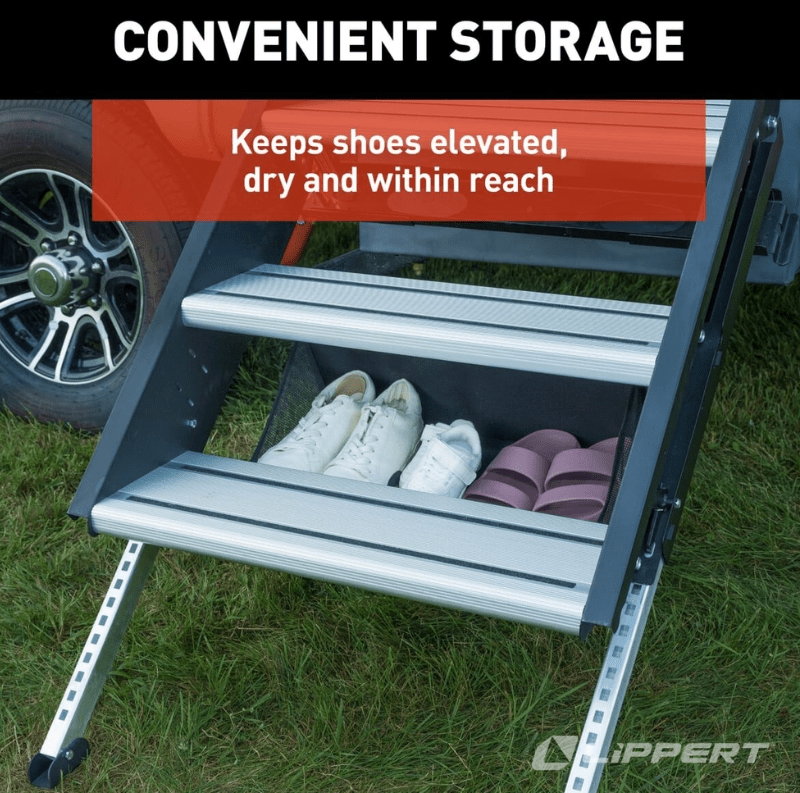 Lippert 2025008967 Solid Step Shoe Organizer - Young Farts RV Parts