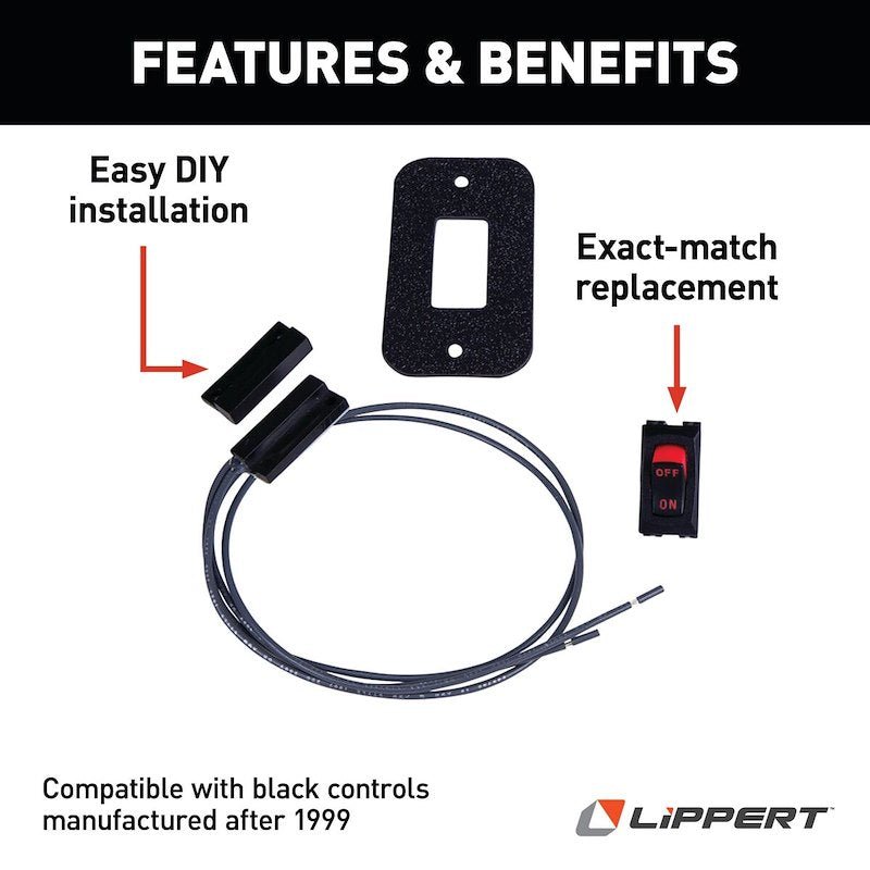 Lippert 369299 Entry Step Magnetic Door Switch (For 909507003) - Young Farts RV Parts