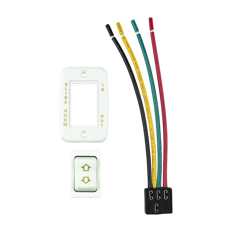 Lippert Components 117461 - New Style Slide - Out Electric Switch Assembly - White - Young Farts RV Parts