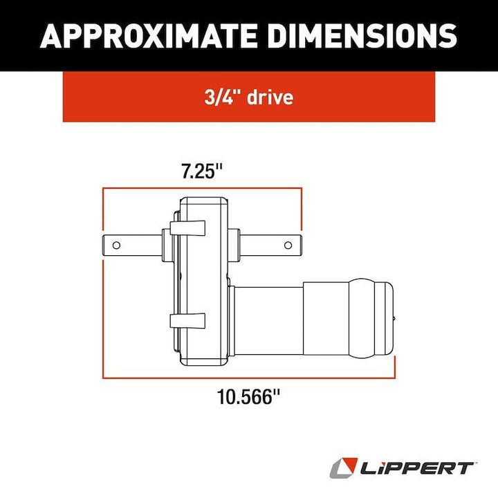 Lippert Components 138449 Klauber D - 300 Series Slide - Out Motor - Young Farts RV Parts