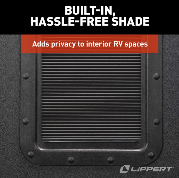 Lippert Components 2025009147 EcoCell Thin Shade Entry Window Shade 11 - 7/8 x 21 - 1/2 - Young Farts RV Parts