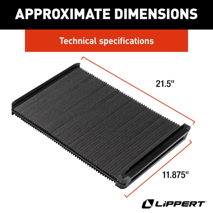 Lippert Components 2025009147 EcoCell Thin Shade Entry Window Shade 11 - 7/8 x 21 - 1/2 - Young Farts RV Parts