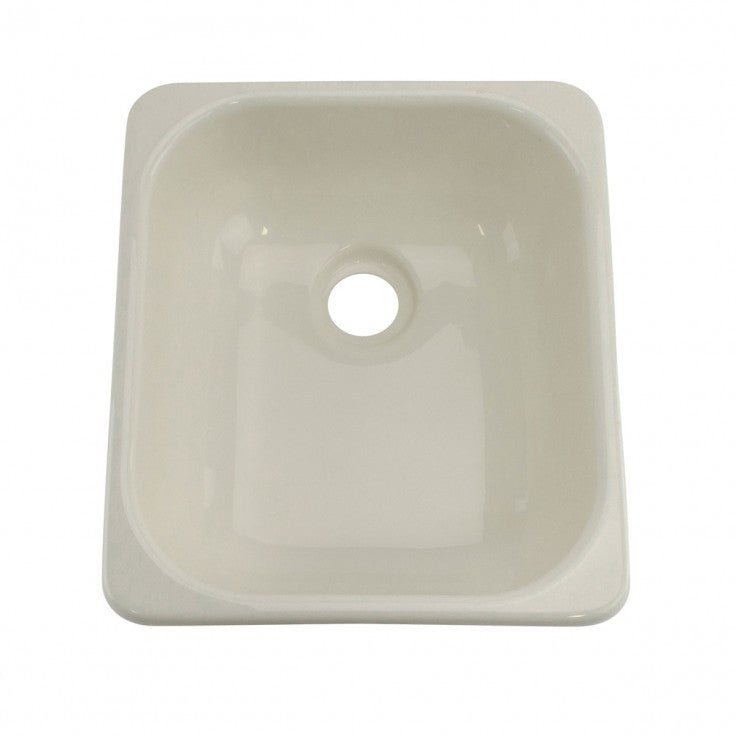 lippert components 209351 Better Bath Parchment Square Outdoor Kitchen Sink 12 - 3/4 x 15 *SPECIAL ORDER* - Young Farts RV Parts