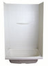 lippert components 210400 1 - Piece Design White Faux Tile Shower Surround 27" x 54" *SPECIAL ORDER* - Young Farts RV Parts