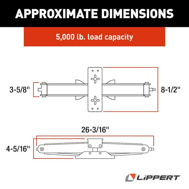 Lippert Components 285325 Scissor Stabilizer Jack - 24