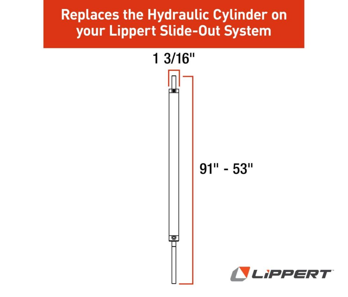 Lippert Components 342328 Slide Out Linear Actuator - Young Farts RV Parts