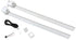lippert components 351397 Solera White Power Tall/69" Flat Pitch W/ Speaker Heads Awning Arm Full Set *SPECIAL ORDER* - Young Farts RV Parts
