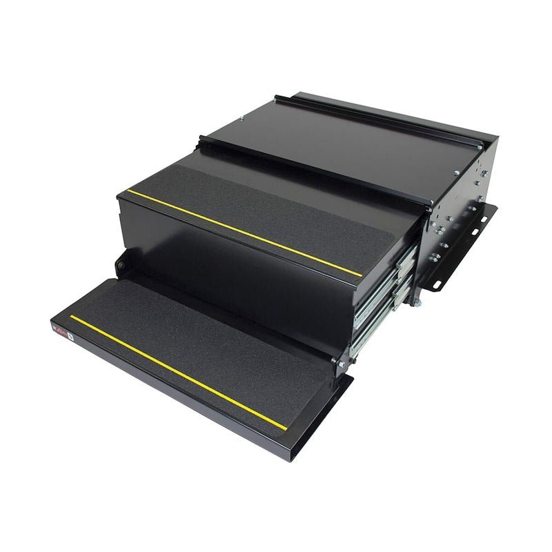 lippert components 372779 series 42 double electric folding entry step *SPECIAL ORDER* - Young Farts RV Parts