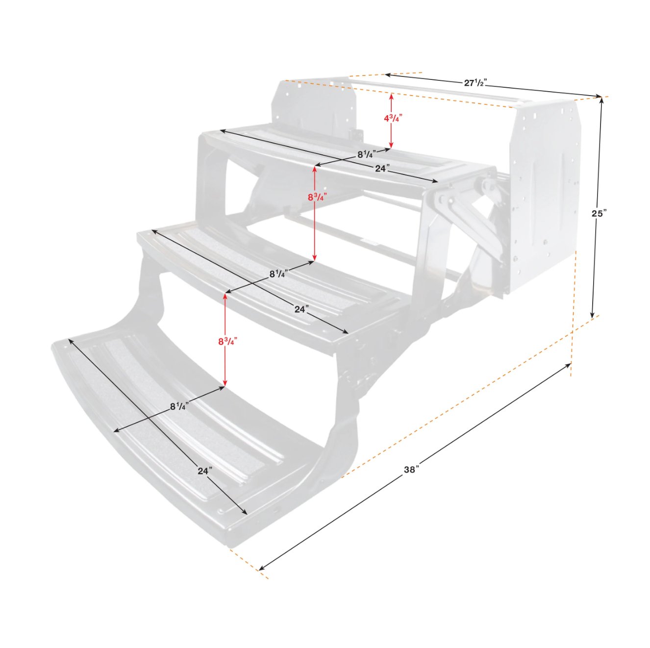 Lippert Components 432690 Entry Step - Young Farts RV Parts