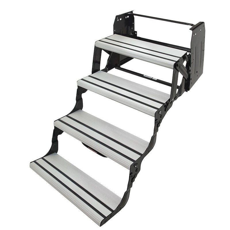 Lippert Components 432698 Alumi - Tread Quad Manual Step - Young Farts RV Parts