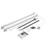 lippert components 434716 solera fixed pitch short manual arm full set white *SPECIAL ORDER* (Copy) - Young Farts RV Parts