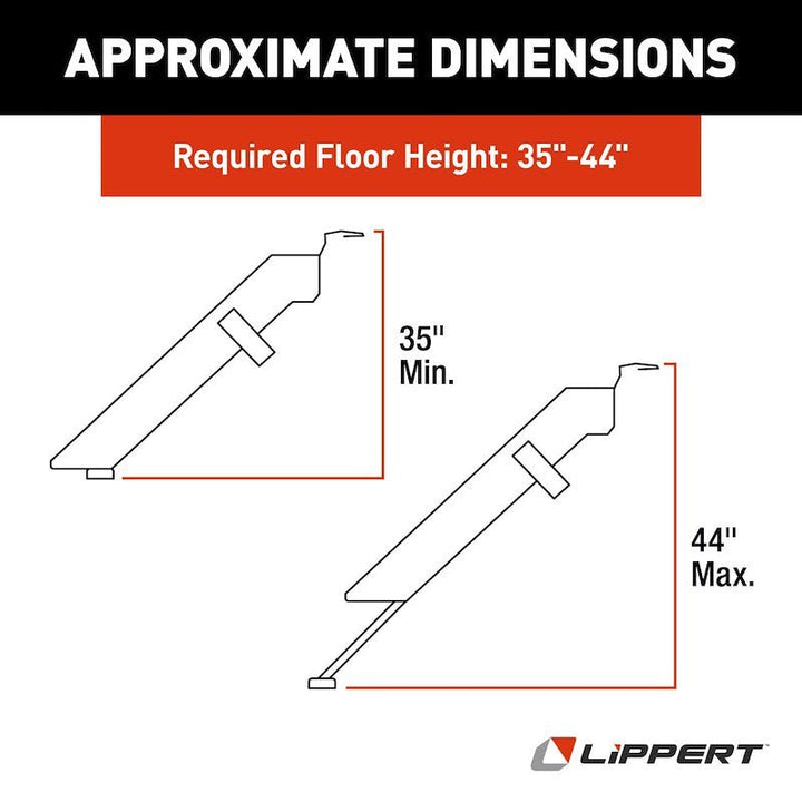 Lippert Components 791575 Quad Entry Step - Young Farts RV Parts