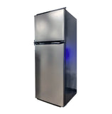 Lippert Components WD-282FWDC-BS-6/LHH Refrigerator, 10.7 Cu. Ft - Black/Stainless