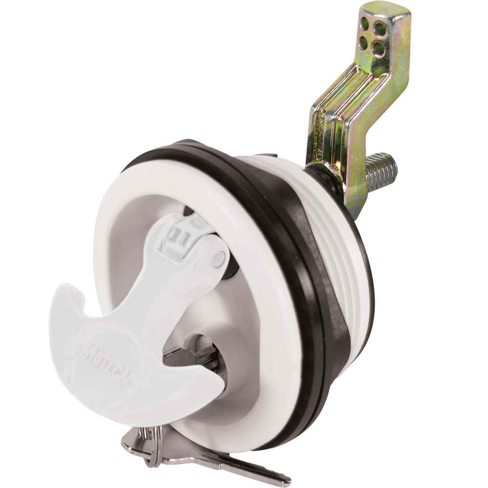 Locking Nylon T - Handle - White/White - Young Farts RV Parts